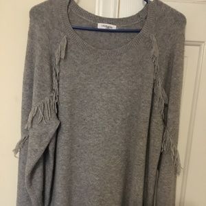 Calvin Klein Fringe Sweater
